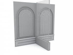 cafe wall decor Modello 3D