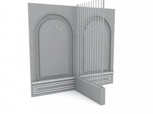 cafe wall decor 3D Model