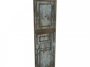 3D old door can 3D 모델