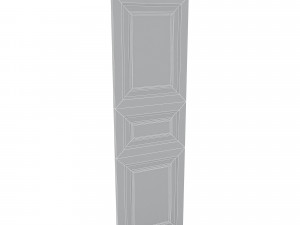 3D old door can 3D 모델