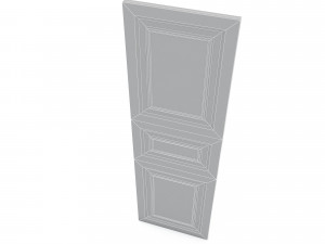 3D old door can 3D 모델