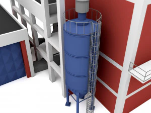 Old factory 3D Model