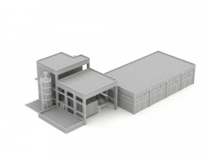 Old factory 3D Model