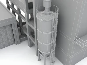 Old factory 3D Model