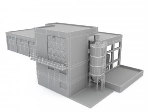 Old factory 3D Model