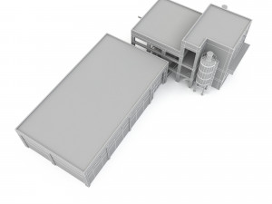 Old factory 3D 模型