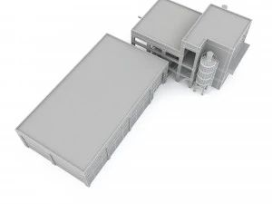 Old factory 3D Model