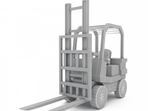 Forklift 3D 3D Model