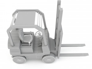 Forklift 3D 3D Model