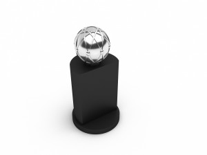 3D world cup can Modello 3D