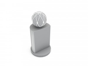 3D world cup can Modello 3D