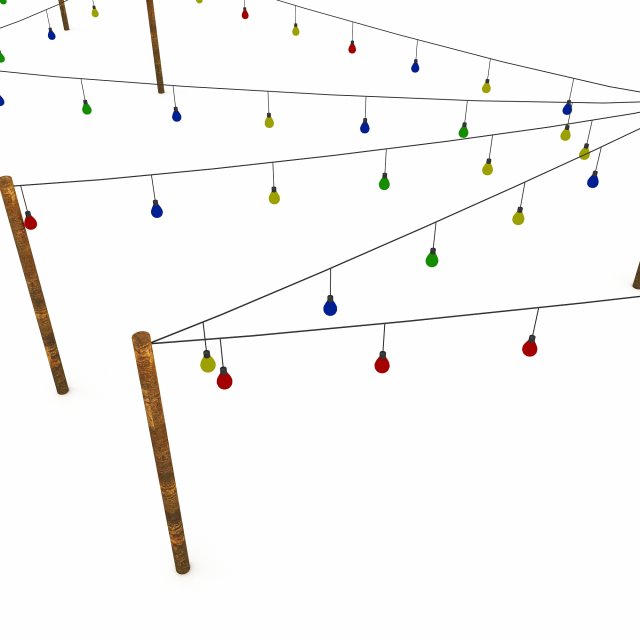 Village lighting Modelo 3D .c4d .max .obj .3ds .fbx .stl .blend 