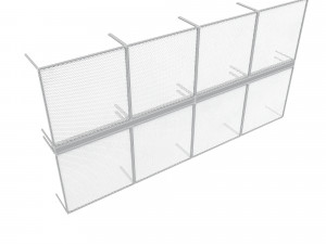 Metal mesh model Modèle 3D