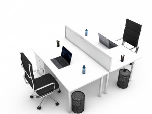 3D office work and meeting table 04 Model 3D