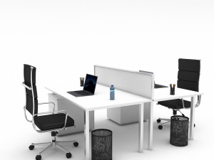 3D office work and meeting table 04 Model 3D