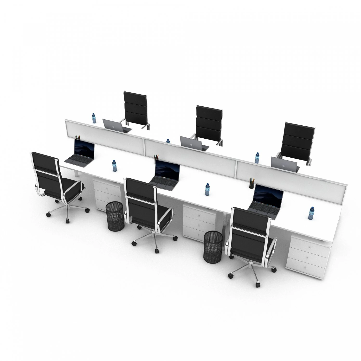 3D office work and meeting table 05 model 3D Model .c4d .max .obj .3ds .fbx .stl .blend 