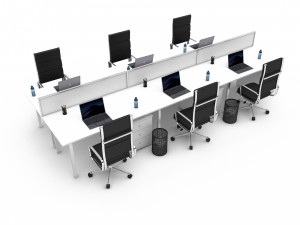 3D office work and meeting table 05 model 3D मॉडल