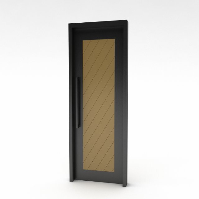 modern office door Modelo 3D .c4d .max .obj .3ds .fbx .stl .blend 