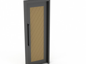 modern office door Modelo 3D