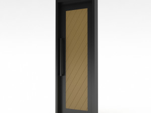 modern office door Modelo 3D