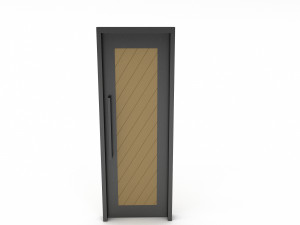modern office door Modelo 3D
