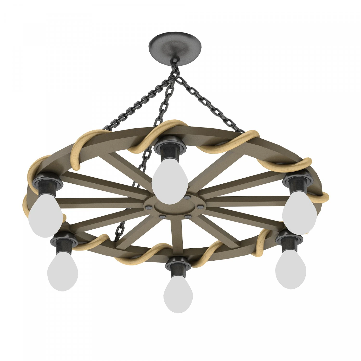 중세 사무실 조명 3D 모델 .c4d .max .obj .3ds .fbx .stl .blend 