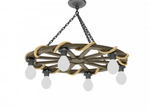 중세 사무실 조명 3D 모델