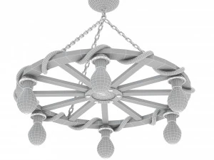 중세 사무실 조명 3D 모델