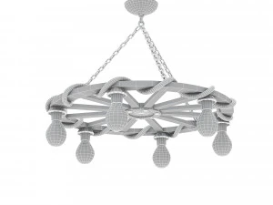 중세 사무실 조명 3D 모델