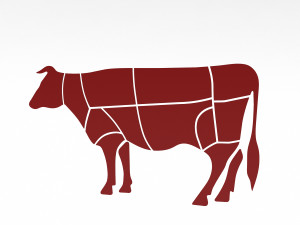 3D butcher and steakhouse signs 3Dモデル