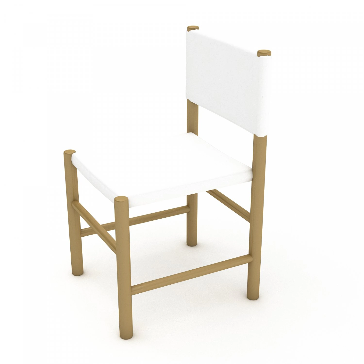 Small stool 3D Model .c4d .max .obj .3ds .fbx .stl .blend 