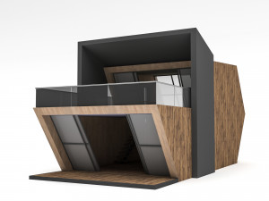 Bungalow tiny house Low-poly 3D 模型