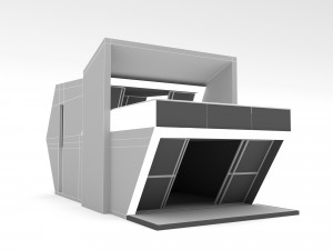 Bungalow tiny house Low-poly 3D 模型
