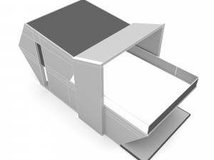 Bungalow tiny house Low-poly 3D 模型