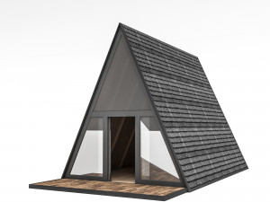 Tiny house and bungalow 02 Low-poly 3D 모델