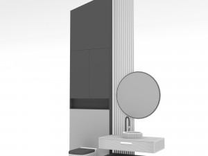 The modern toilet sink Low-poly 3D 모델