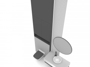 The modern toilet sink Low-poly 3D 모델