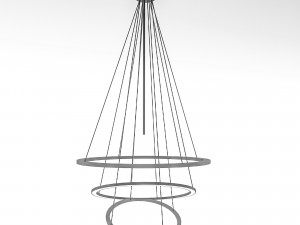 Modern ceiling lighting Low-poly 3Dモデル