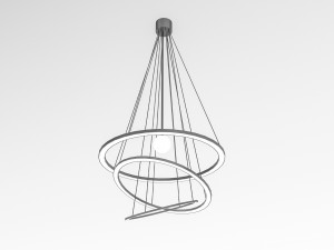 Modern ceiling lighting Low-poly 3D 模型