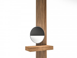 The modern decorative bathroom mirror and sink Low-poly 3Dモデル