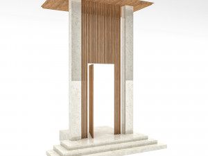 The modern villa door Low-poly 3Dモデル