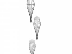 Loft hanging lamps 3D Модель