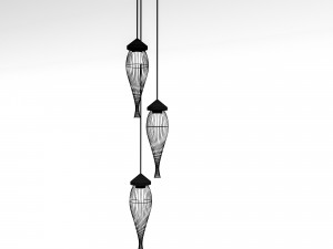 Loft hanging lamps 3Dモデル