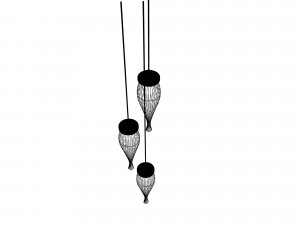 Loft hanging lamps 3D Модель