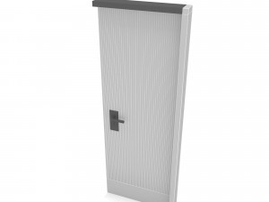 A modern wooden door Low-poly 3D-Modell