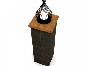 Modern garden wall lighting Low-poly 3D Model