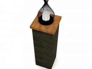 Modern garden wall lighting Low-poly 3D Model