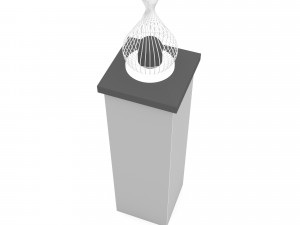 Modern garden wall lighting Low-poly 3D Model