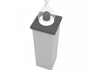 Modern garden wall lighting Low-poly 3D Model