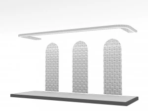 Retro club decor Low-poly 3D Model